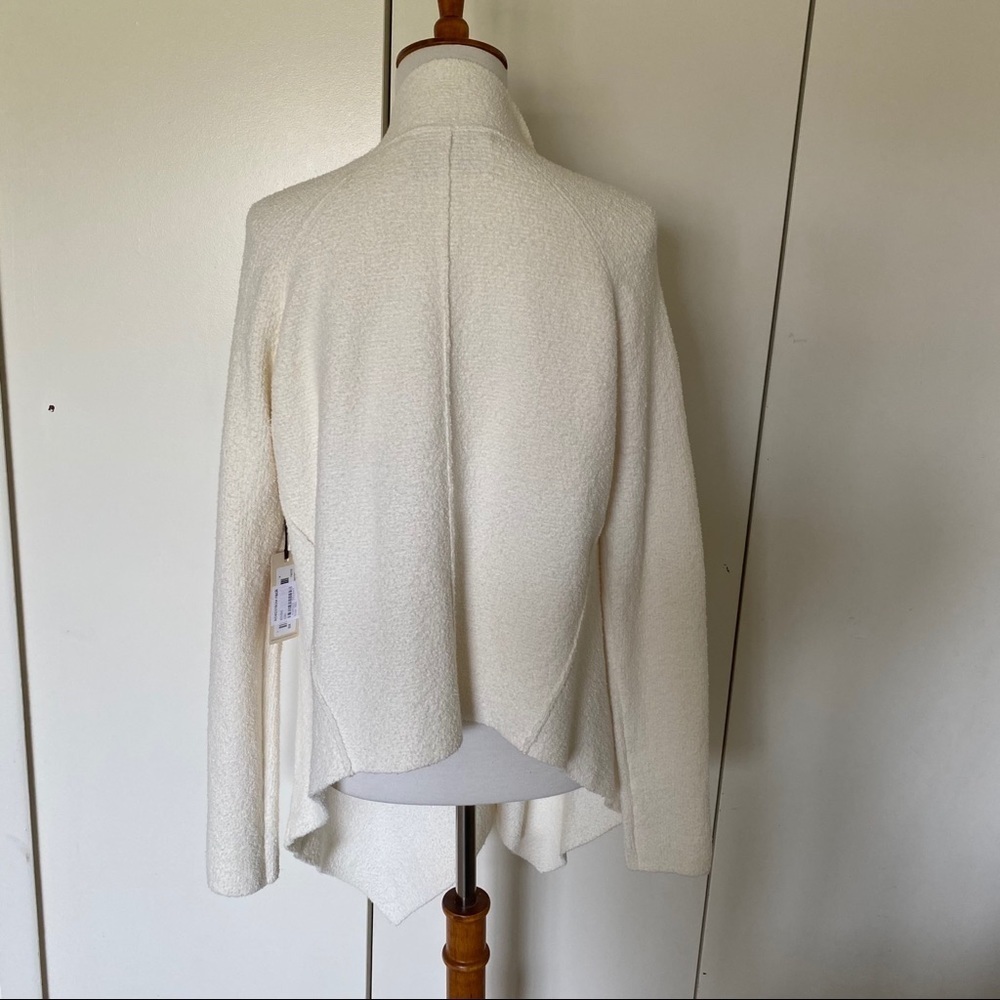 Brochu Walker Stowe drape front asymmetrical cardi - Picture 3 of 12